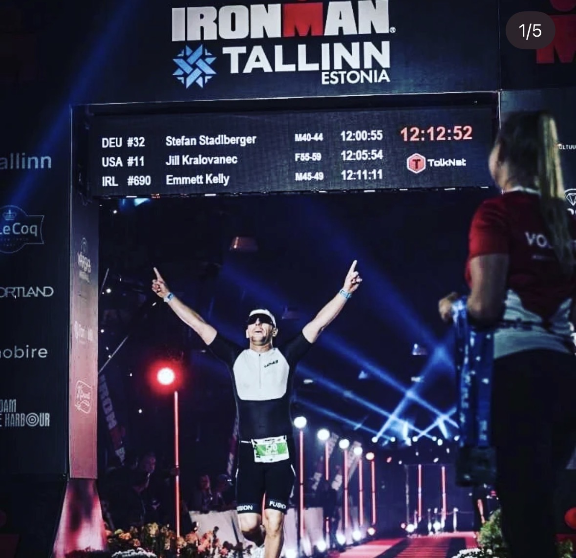 Roland Ironman Tallinna finišis